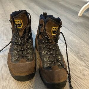 Asolo Dark Brown and Black Winter Boots